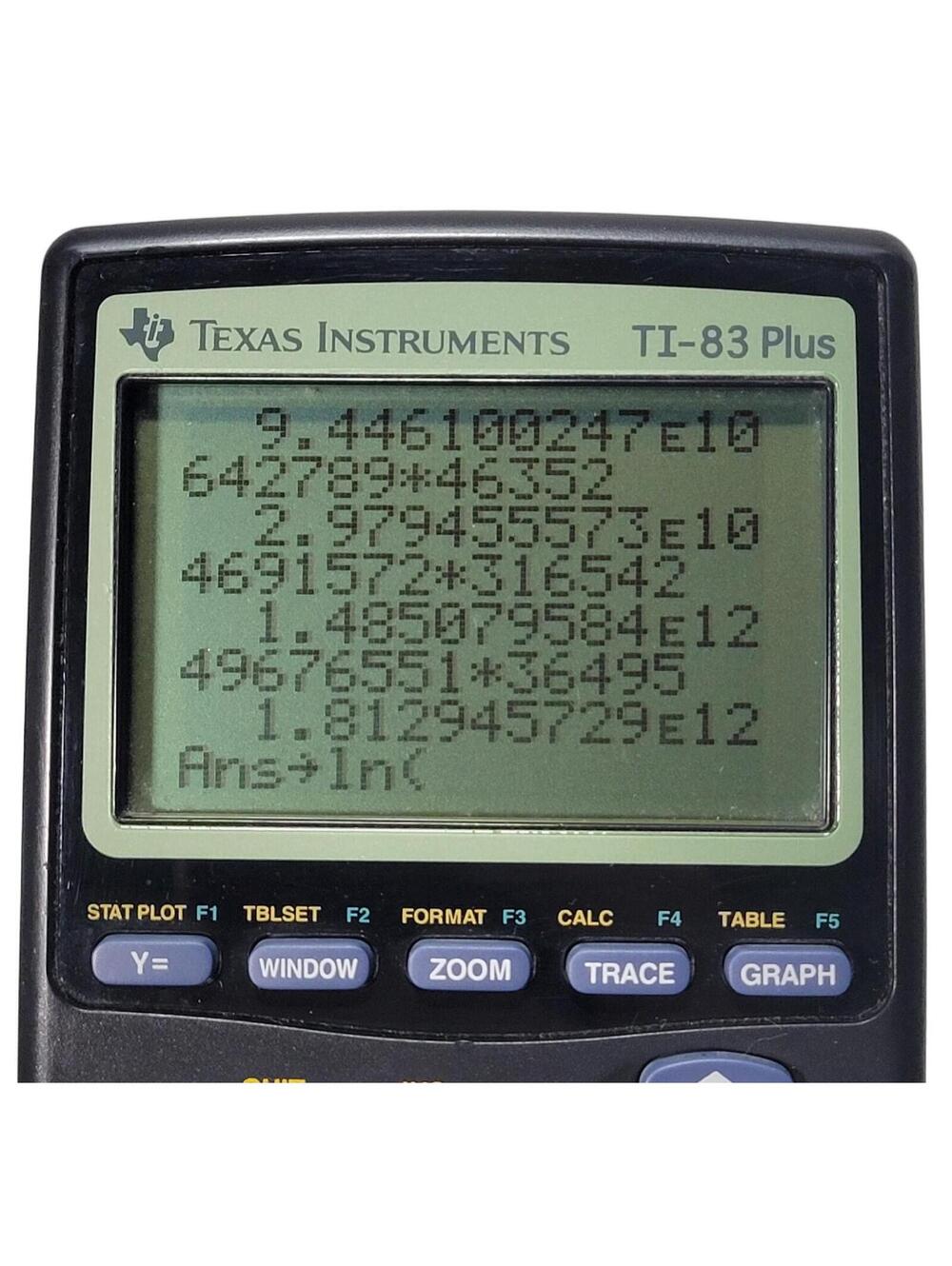 Texas Instruments TI-83 Plus Graphing Calculator w/Cover Tested Works - Picture 3 of 13